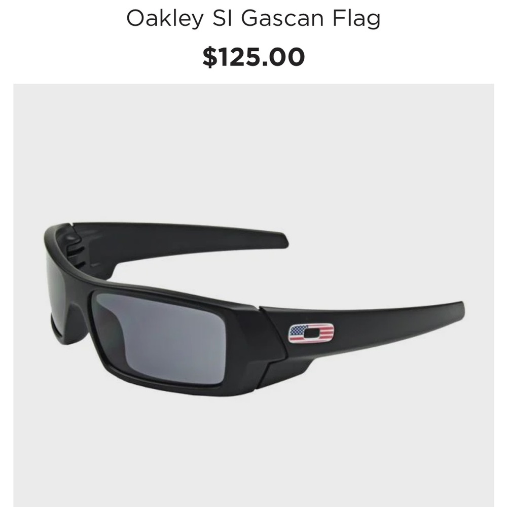 Oakley SI Gascan Flag Matte Black Glasses